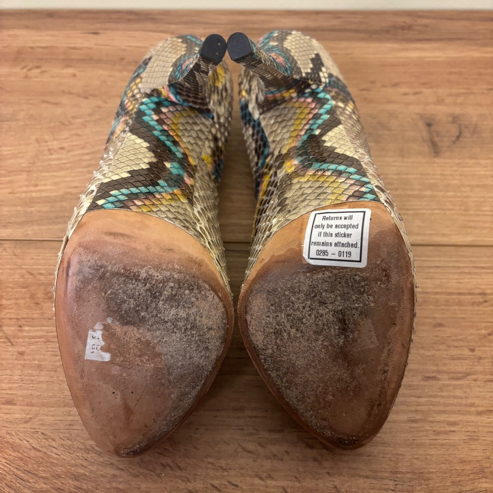 DOLCE & GABBANA Python Platform Pump Shoes Snakes… - image 10